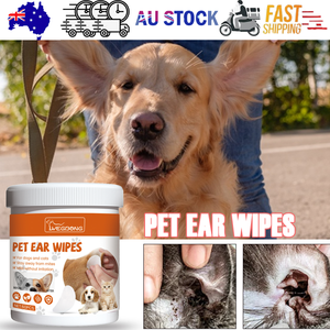 Yegbong Pet Ear Wipes, Pet Ear Cleaning Deodorizing Removing Mite And Earwax Cleaning Wipes - Factory Direct Shop