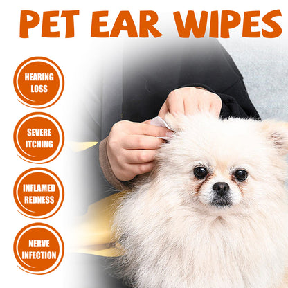 Yegbong Pet Ear Wipes, Pet Ear Cleaning Deodorizing Removing Mite And Earwax Cleaning Wipes - Factory Direct Shop