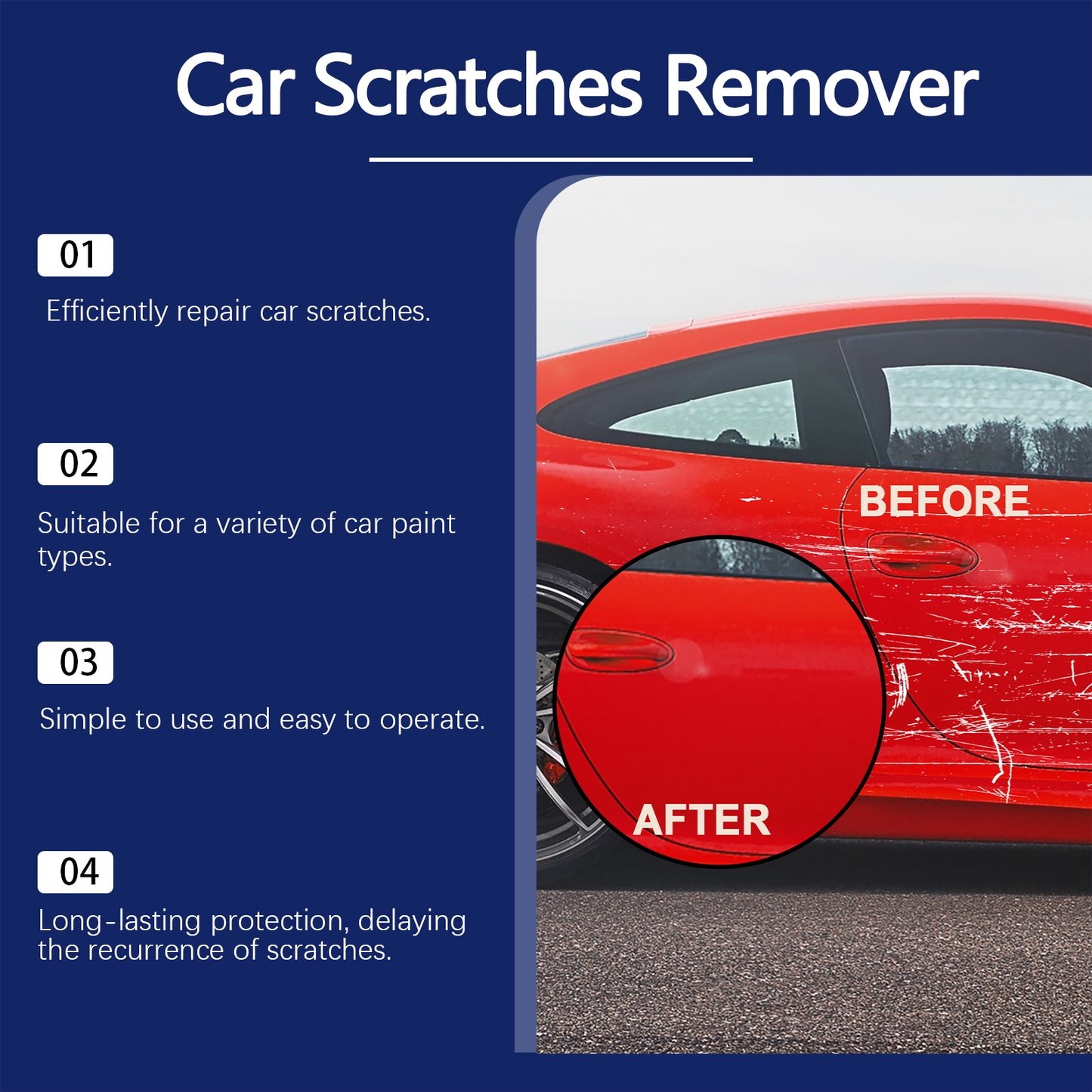 Car Scratch body waxing Varnish Scratch polishing wax Repair car wax abrasive