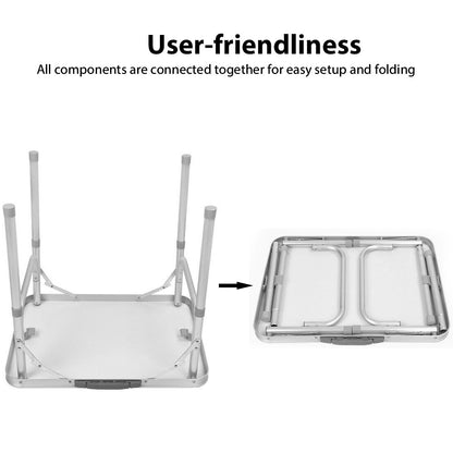 Outdoor Camping Folding Table Picnic Foldable Tables Aluminium Portable BBQ Desk - Factory Direct Shop