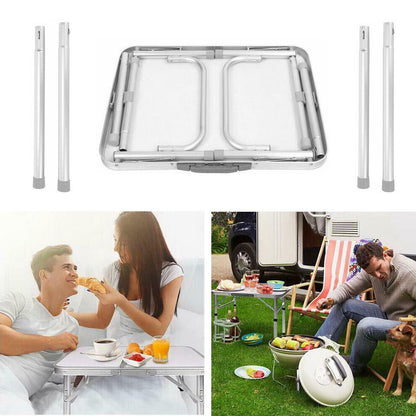 Outdoor Camping Folding Table Picnic Foldable Tables Aluminium Portable BBQ Desk - Factory Direct Shop