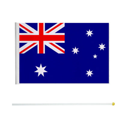 Small Waver Hand Held Aussie Flags Party Supplies Banner AU 8pcs Australia Flag