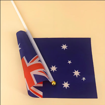 Small Waver Hand Held Aussie Flags Party Supplies Banner AU 8pcs Australia Flag