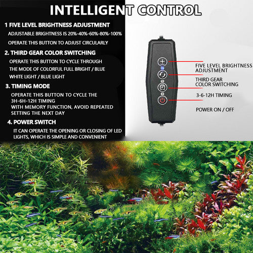 120 CM 150W 244LED Aquarium LED Lighting &nbsp;Marine Aqua Fish Tank Light NEW