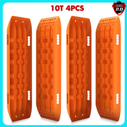 Four orange tire covers with text '10T 4PCS' and a brand logo on a white background.