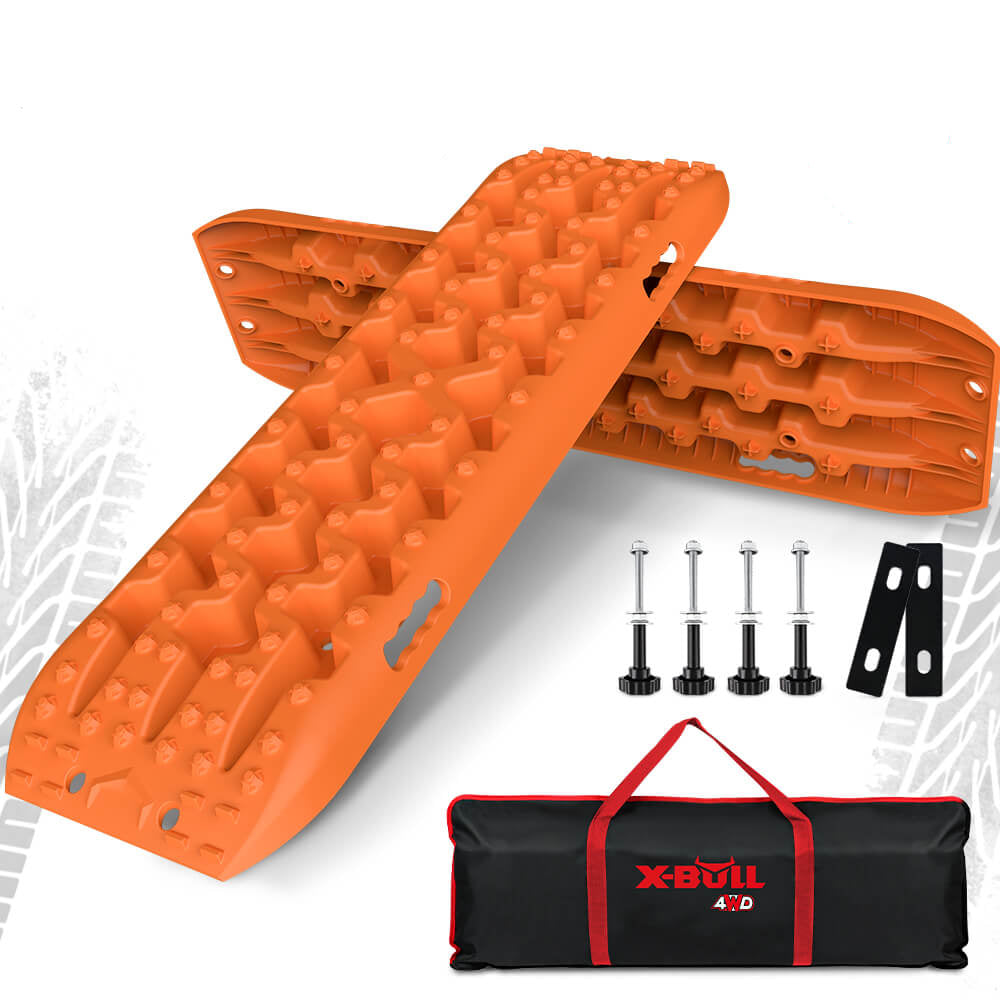 X-BULL Recovery tracks Sand tracks KIT Carry bag mounting pin Sand/Snow/Mud 10T 4WD-Orange Gen3.0