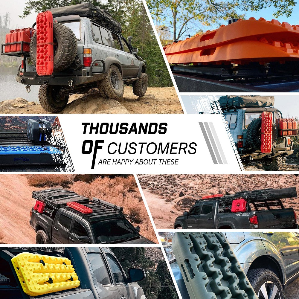 X-BULL 4X4 Recovery tracks / Sand tracks / Mud tracks / Off Road 4WD 4x4 Car 2 Pairs Gen 3.0 - Olive