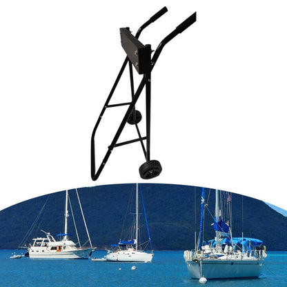 Outboard Boat Motor Stand Carrier Cart Engine Stand Multi Purpose Easy to Use Sturdy Support,Trolley for Storage Maintenance