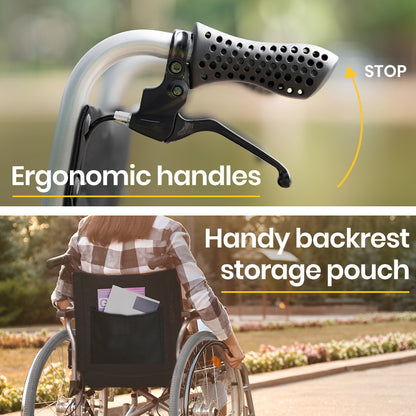 Wheelchair 130kg Capacity 24 inch Seat Width 46cm

The Wheelchair offers a sturdy frame with a 130kg capacity and a spacious 24 inch seat width for maximum comfort and mobility. With its durable construction and ample room, this wheelchair provides reliable and safe transportation for individuals with limited mobility.