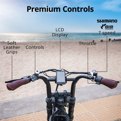 VALK Nomad Electric Bike Fat Tyre 500W 45km/hr