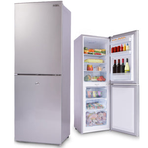 GECKO 160L Upright Portable Fridge Freezer 12V/24V/240V-Silver