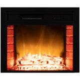 CARSON 65cm Electric Fireplace Heater Wall Mounted 1800W