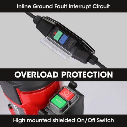 BAUMR-AG 3200W 300mm Wet/Dry Core Drill, for Concrete Hole Drilling