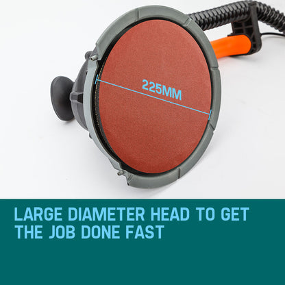 1800W Drywall Sander Plaster Automatic Wall Gyprock Vacuum System