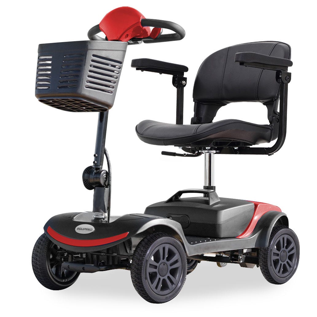 Electric Mobility Scooter Black & Red