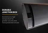 BIO Spectra 2x Outdoor Strip Radiant Heater Alfresco Ceiling Wall Mount - 2400W
