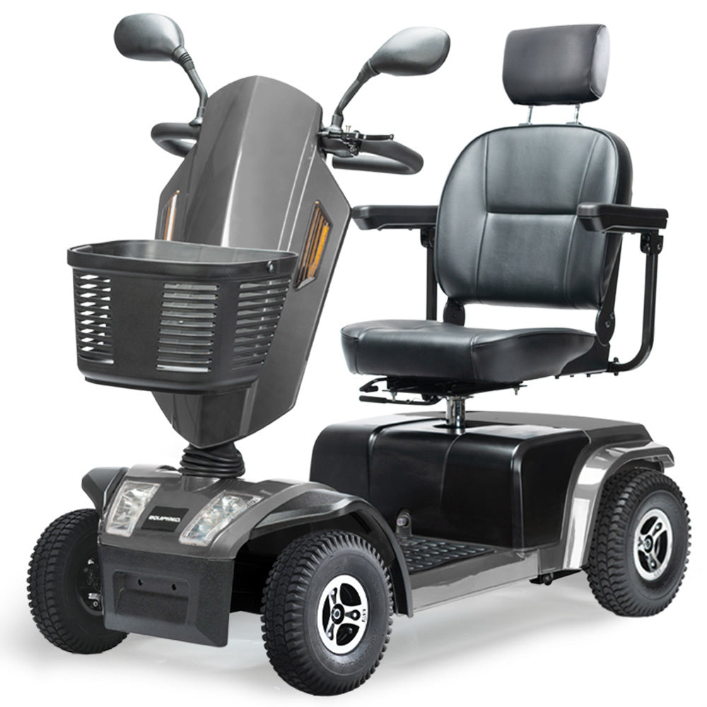 Electric Mobility Scooter 30km Max Range 180kg capacity Grey

The Electric Mobility Scooter offers a 30km maximum range and a weight capacity of 180kg. This scooter provides convenient and reliable transportation for individuals with limited mobility. With its sleek grey design, it combines functionality with style. Perfect for running errands or enjoying outdoor activities, this scooter will give you the freedom to go where you want with ease and comfort.