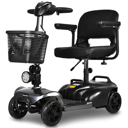 Electric Mobility Scooter Long Range 30km Range Grey

Regain independence with the Equipmed FreeLite+ Electric Mobility Scooter, designed for smooth, reliable travel. With a top speed of 8km/h and a 30km range, its perfect for everyday errands, social outings, and outdoor adventures.
