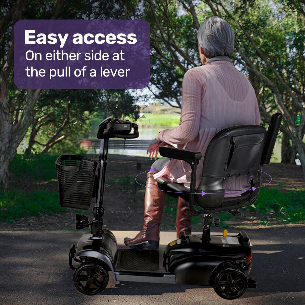 Electric Mobility Scooter Long Range 30km Range Grey

Regain independence with the Equipmed FreeLite+ Electric Mobility Scooter, designed for smooth, reliable travel. With a top speed of 8km/h and a 30km range, its perfect for everyday errands, social outings, and outdoor adventures.