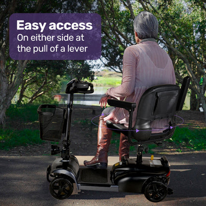 Electric Mobility Scooter Long Range 30km Range Grey

Regain independence with the Equipmed FreeLite+ Electric Mobility Scooter, designed for smooth, reliable travel. With a top speed of 8km/h and a 30km range, its perfect for everyday errands, social outings, and outdoor adventures.