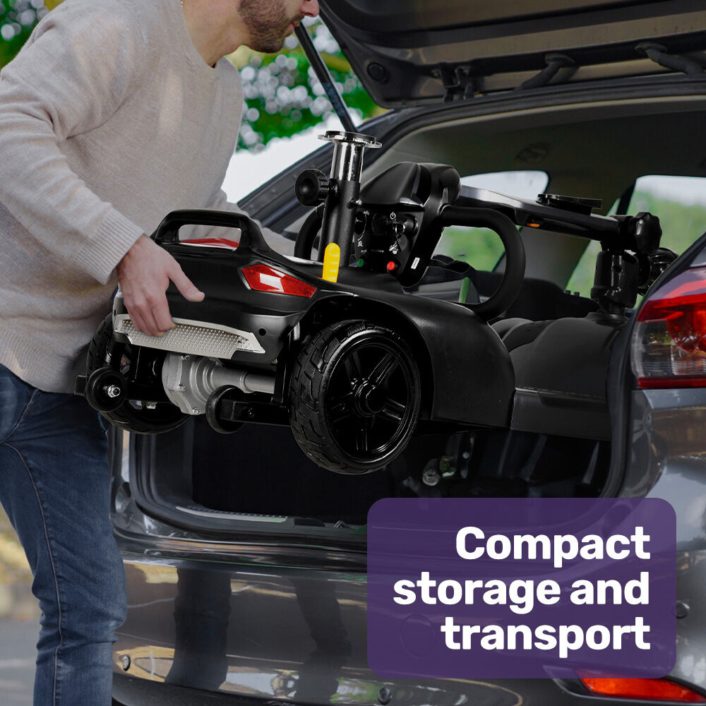 Electric Mobility Scooter Long Range 30km Range Grey

Regain independence with the Equipmed FreeLite+ Electric Mobility Scooter, designed for smooth, reliable travel. With a top speed of 8km/h and a 30km range, its perfect for everyday errands, social outings, and outdoor adventures.