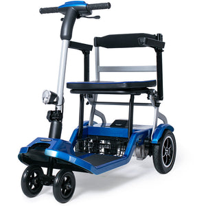 Electric Mobility Scooter Long Range, Brushless Motor, Portable, Blue

The Electric Mobility Scooter offers a long range, brushless motor for efficient and reliable transportation. Its portable design makes it perfect for on-the-go use. Enjoy the convenience and mobility of this sleek blue scooter.

The Equipmed PacerLite Lightweight Mobility Scooter i