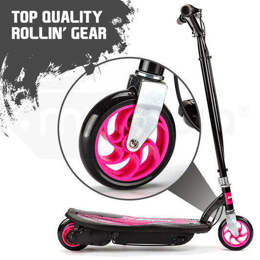 BULLET ZPS Kids Electric Scooter 140W Children Toy Pink Girls Battery Ride