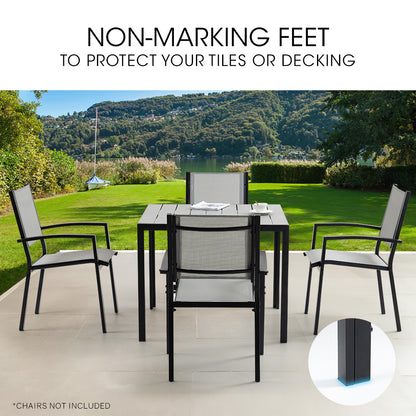 Fortia 90 x 90cm Outdoor Dining Table, Square, Furniture for Outside