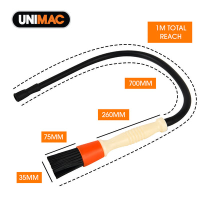Flow Through Brush, with Hose, Suits Most Parts Washer Brands
