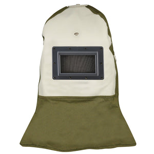 Sandblasting Safety Hood, Built-in Hard Hat, Abrasive Sand Blasting PPE Equipment