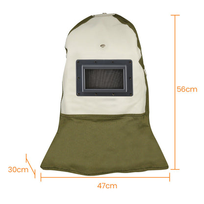 Sandblasting Safety Hood, Built-in Hard Hat, Abrasive Sand Blasting PPE Equipment