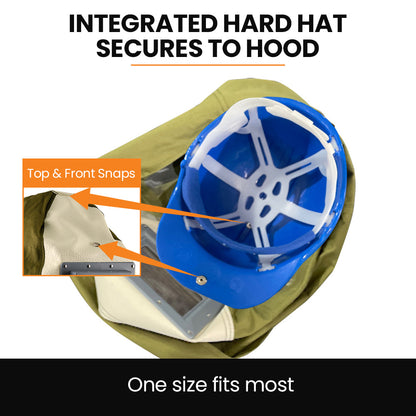 Sandblasting Safety Hood, Built-in Hard Hat, Abrasive Sand Blasting PPE Equipment