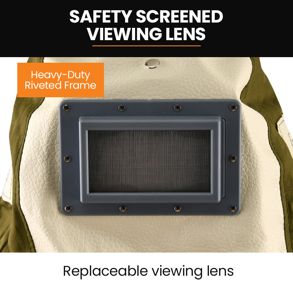 Sandblasting Safety Hood, Built-in Hard Hat, Abrasive Sand Blasting PPE Equipment
