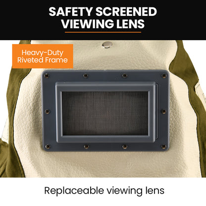 Sandblasting Safety Hood, Built-in Hard Hat, Abrasive Sand Blasting PPE Equipment
