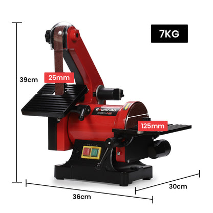Bench Vertical Belt Sander and Disc Combo