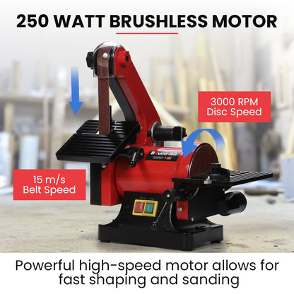 Bench Vertical Belt Sander and Disc Combo