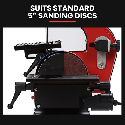 Bench Vertical Belt Sander and Disc Combo
