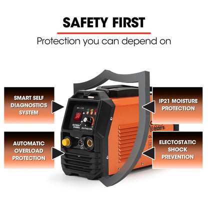 ROSSI 40 Amp Plasma Cutter, Portable Oxy Torch Welder Cutting Machine, 15A Plug