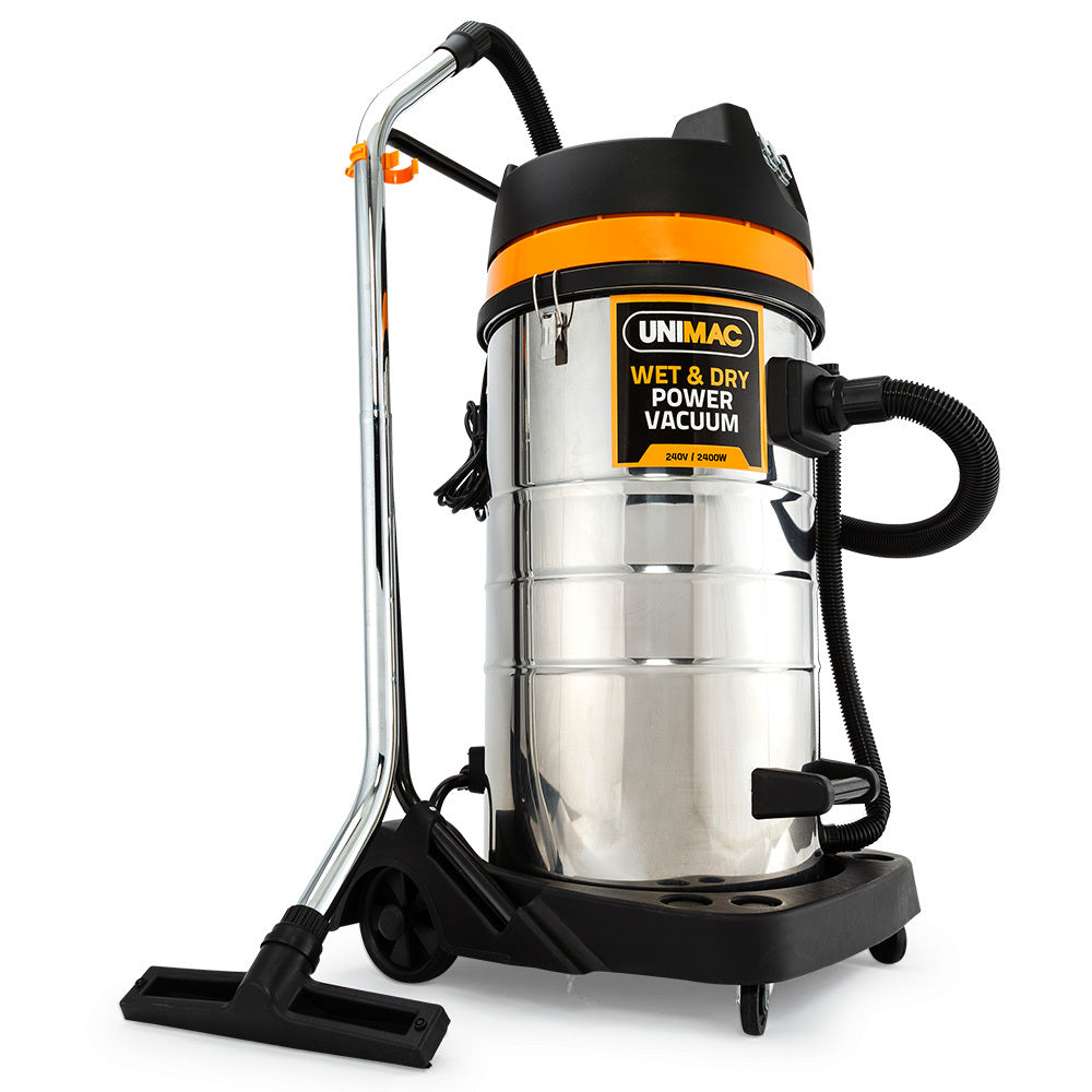 UNIMAC wet & dry power vacuum cleaner on a white background