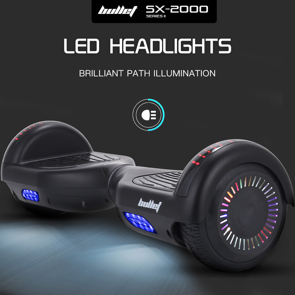 Bullet SX-2000 Hoverboard Scooter-500W-Black