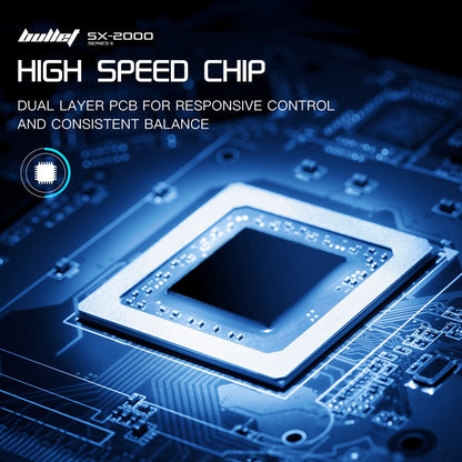 BULLET SX-2000 Hoverboard Scooter, 500W Brushless, Superior Self Balancing System, UL Certified, LED Lights, Pink Camo