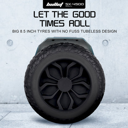 Bullet SX-4500 Hoverboard Scooter, 8.5" Wheels, 700W Brushless, Superior Self Balancing System, UL Certified, LED Lights, Carry Bag, Navy Blue