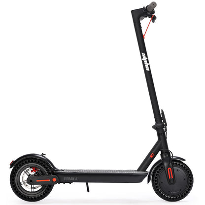 ALPHA Urban 8 Electric Scooter, Suspension, 25km Range, 8.5-Inch Wheels, Brushless Motor, Motorised Commuter eScooter for Adults, Black

The ALPHA Urban 8 Electric Scooter is a reliable and efficient choice for daily commuters. With its suspension, 25km range, and 8.5-inch wheels, it offers a smooth and comfortable ride. The brushless motor ensures long-lasting performance, making it the perfect electric scooter for adults. Available in black.