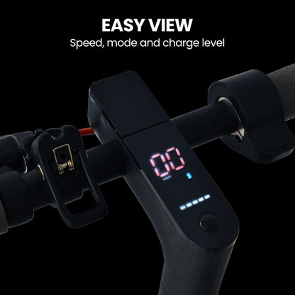 ALPHA Urban 8 Electric Scooter, Suspension, 25km Range, 8.5-Inch Wheels, Brushless Motor, Motorised Commuter eScooter for Adults, Black

The ALPHA Urban 8 Electric Scooter is a reliable and efficient choice for daily commuters. With its suspension, 25km range, and 8.5-inch wheels, it offers a smooth and comfortable ride. The brushless motor ensures long-lasting performance, making it the perfect electric scooter for adults. Available in black.