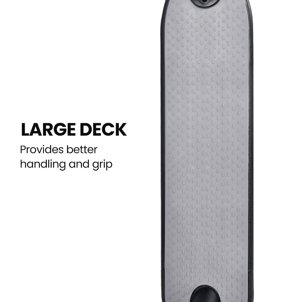 ALPHA Urban 8 Electric Scooter, Suspension, 25km Range, 8.5-Inch Wheels, Brushless Motor, Motorised Commuter eScooter for Adults, Black

The ALPHA Urban 8 Electric Scooter is a reliable and efficient choice for daily commuters. With its suspension, 25km range, and 8.5-inch wheels, it offers a smooth and comfortable ride. The brushless motor ensures long-lasting performance, making it the perfect electric scooter for adults. Available in black.