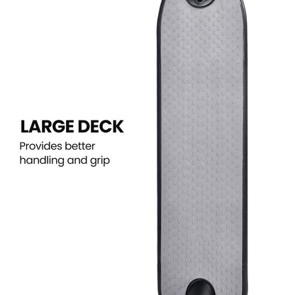 ALPHA Urban 8 Electric Scooter, Suspension, 25km Range, 8.5-Inch Wheels, Brushless Motor, Motorised Commuter eScooter for Adults, Black

The ALPHA Urban 8 Electric Scooter is a reliable and efficient choice for daily commuters. With its suspension, 25km range, and 8.5-inch wheels, it offers a smooth and comfortable ride. The brushless motor ensures long-lasting performance, making it the perfect electric scooter for adults. Available in black.