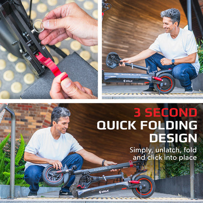 VALK Fusion 7 Electric Scooter 800W 48V 13Ah Lithium 50km Range 40km/h