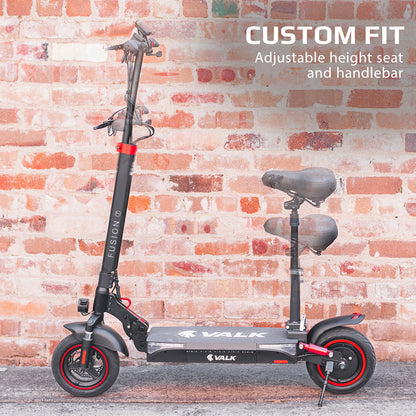 VALK Fusion 7 Electric Scooter 800W 48V 13Ah Lithium 50km Range 40km/h