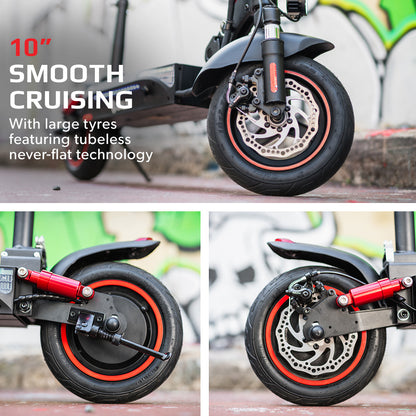 VALK Fusion 7 Electric Scooter 800W 48V 13Ah Lithium 50km Range 40km/h