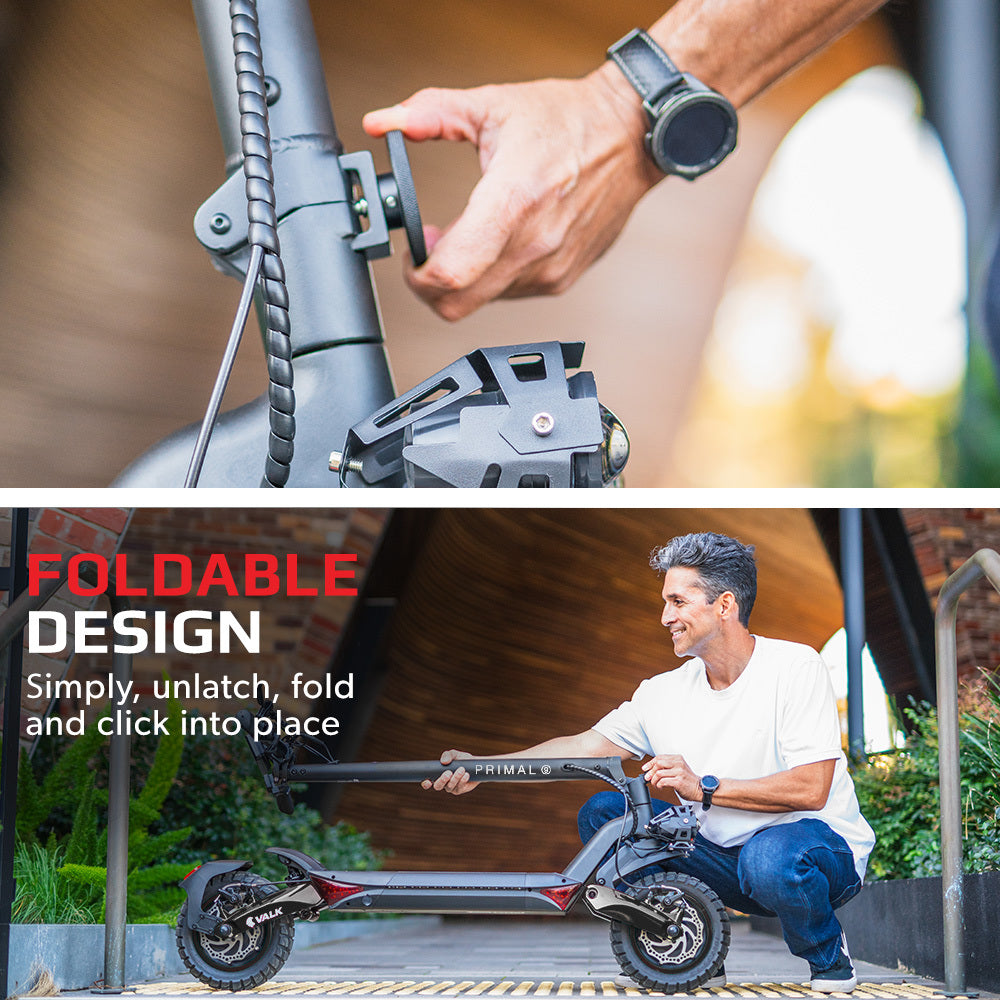 VALK Primal 9 Dual Motor 1600W Extreme Hill Climbing 45km/h Black

With the VALK Primal 9 Dual Motor 1600W Extreme Hill Climbing 45km/h Black, conquer steep terrain with ease. Equipped with dual 1600W motors, reaches speeds of up to 45km/h for an adrenaline-pumping ride. The rugged black design adds a touch of style to its exceptional performance.